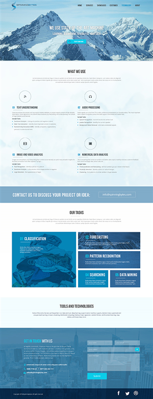 Wordpress Design by CreativeMoth for SpinningBytes | Design #6552466