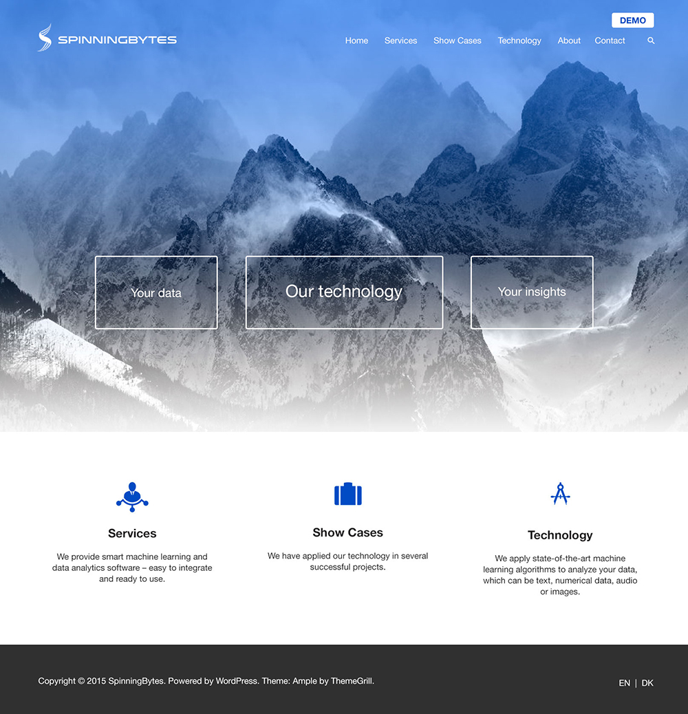 Design Wordpress par dii pour SpinningBytes | Design #6526818