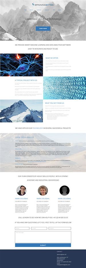 Diseño Wordpress por dii para SpinningBytes | Diseño: #6526847
