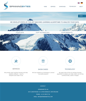 Diseño Wordpress por dii para SpinningBytes | Diseño: #6529253