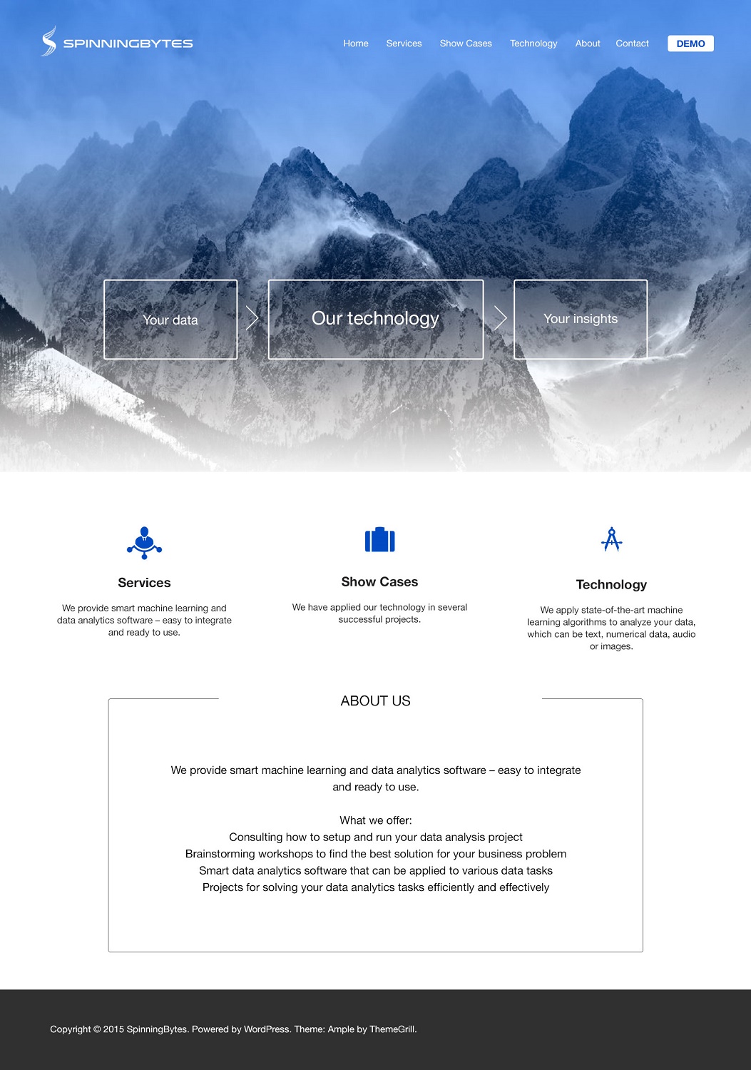 Design Wordpress par dii pour SpinningBytes | Design #6536092