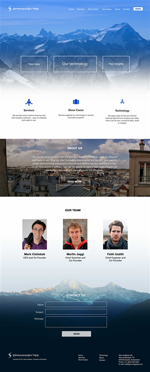 Diseño Wordpress por dii para SpinningBytes | Diseño: #6587034