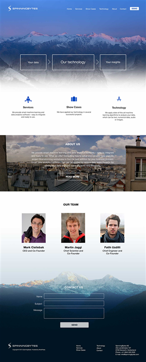 Diseño Wordpress por dii para SpinningBytes | Diseño: #6587037