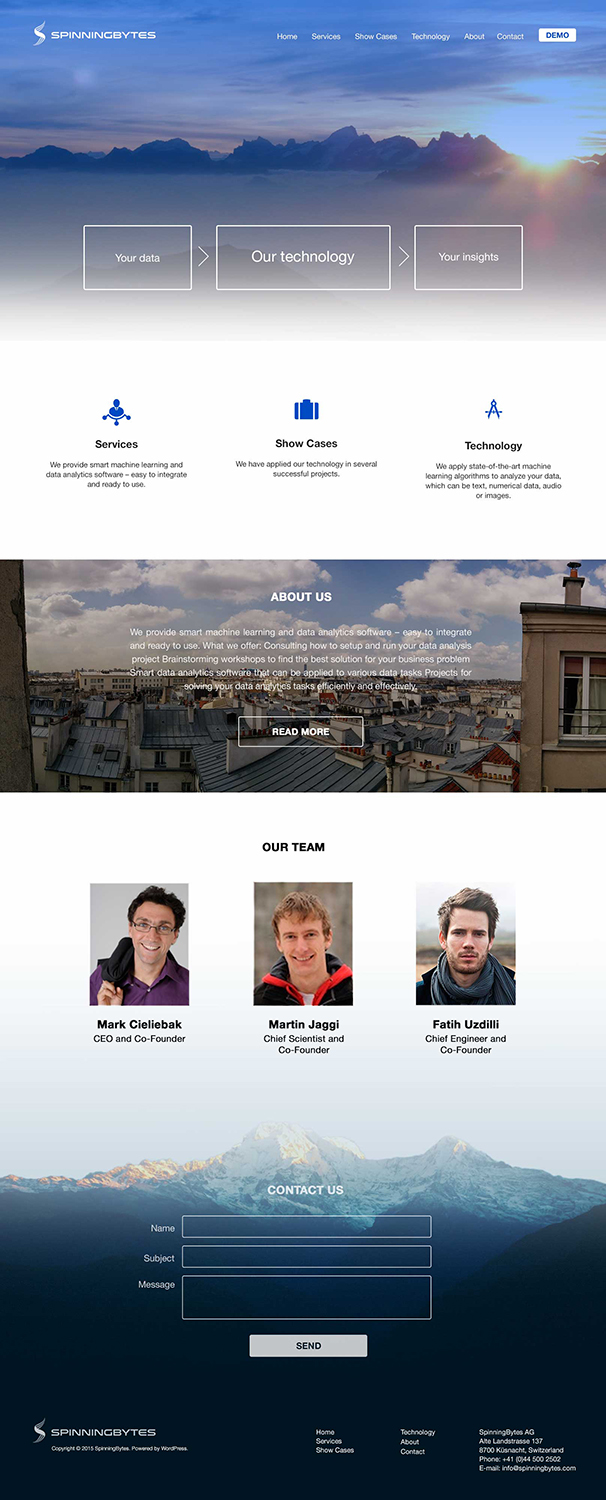 Design Wordpress par dii pour SpinningBytes | Design #6587039