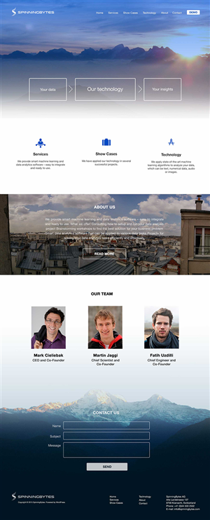 Diseño Wordpress por dii para SpinningBytes | Diseño: #6587039