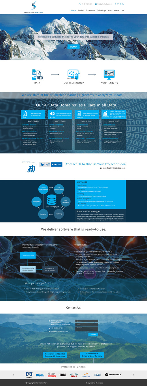 WordPress-Design von Da Miracle für SpinningBytes | Design #6557248
