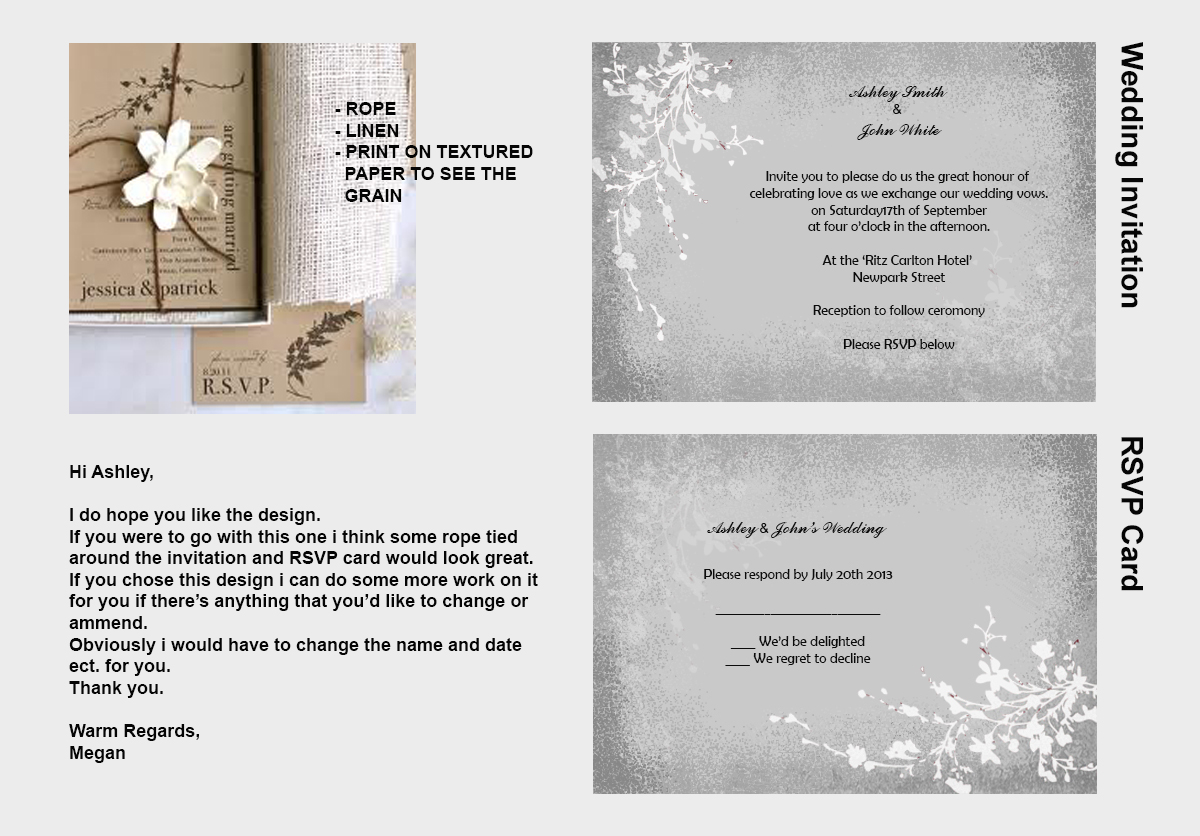 Invitation Design by Meg-Mac for Personal | Design #1751120