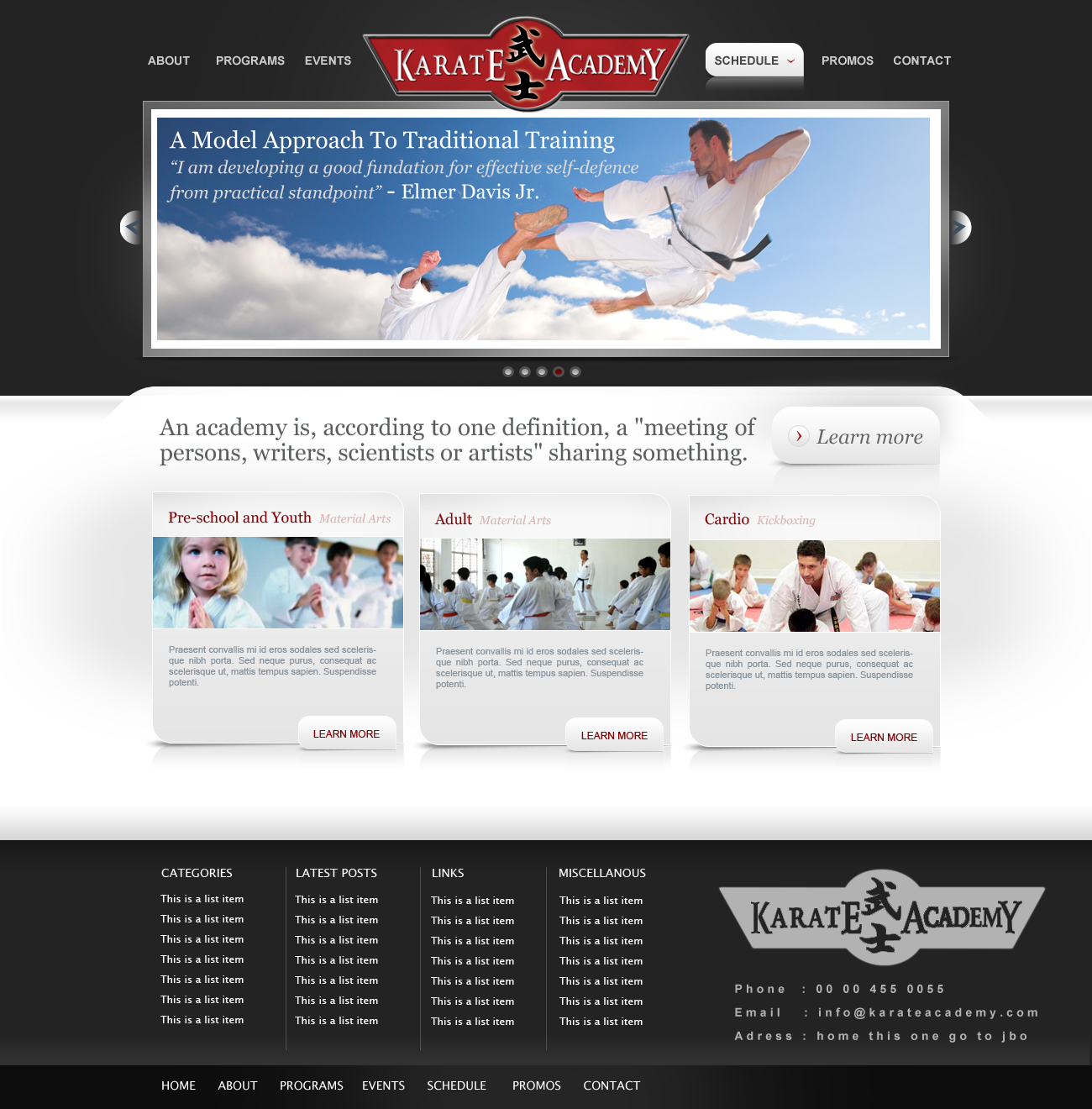 Wordpress Design by dragnoir for this project | Design #344169