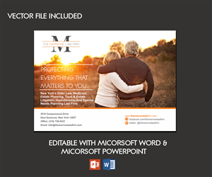 Flyer-Design von Mathan Jawahar für The Marrone Law Firm, P.C. | Design: #6533130