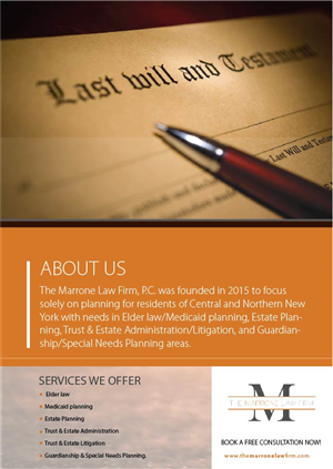 Flyer-Design von AIVIA für The Marrone Law Firm, P.C. | Design: #6472676