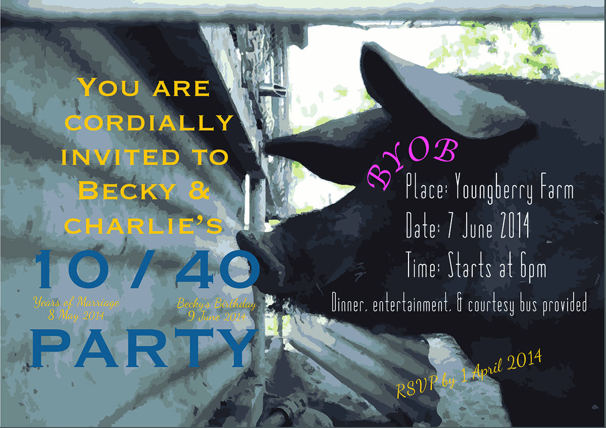 Invitation Design by Elle I Design for Charters Towers Touch Association Inc. | Design #2070825