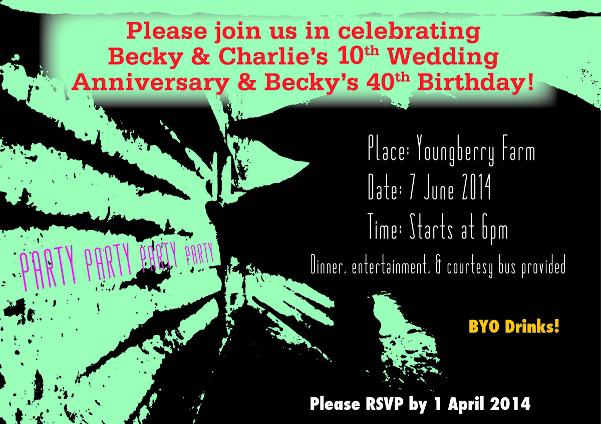 Invitation Design by Elle I Design for Charters Towers Touch Association Inc. | Design #2070829