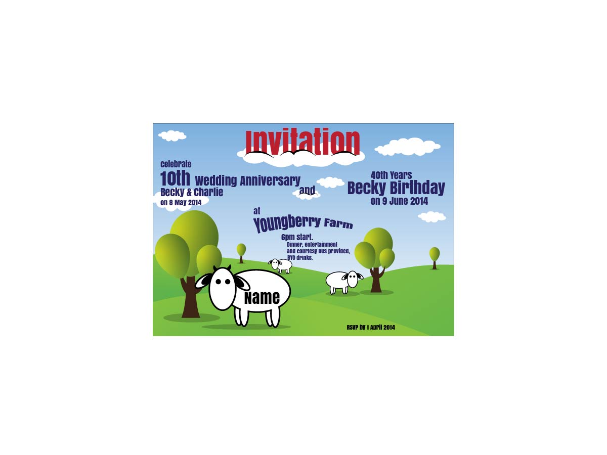 Diseño de Invitación por aldibabz para Charters Towers Touch Association Inc. | Diseño #2044699