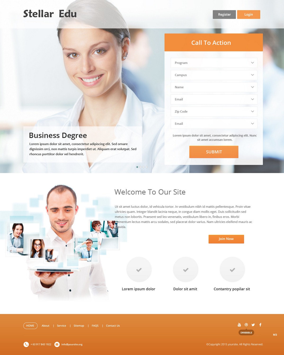 Landing Page Design by pb for this project | Design #6483148