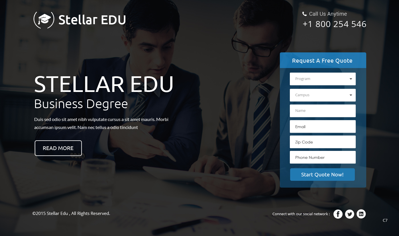 Landing Page Design by pb for this project | Design #6483152