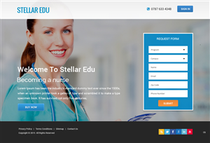 Landing Page-Design von pb für dieses Projekt | Design: #6483164