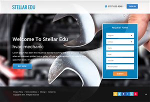 Landing Page-Design von pb für dieses Projekt | Design: #6483167