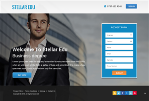 Landing Page-Design von pb für dieses Projekt | Design: #6483171