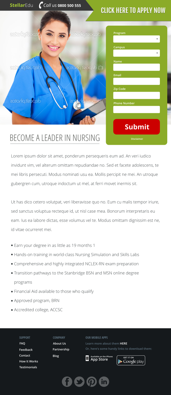 Landing Page Design by Relativiteit for this project | Design #6467842
