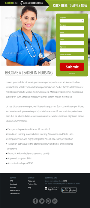 Landing Page-Design von Relativiteit für dieses Projekt | Design: #6467842