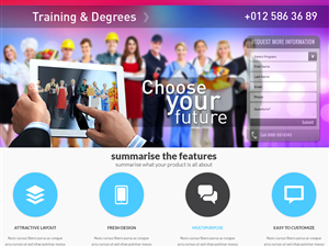 Landing Page-Design von Vados für dieses Projekt | Design #6553895