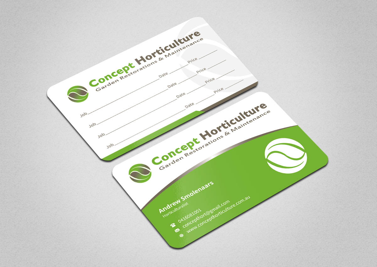 Visitenkarten-Design von INDIAN_Ashok für ConceptHorticulture | Design #6483950