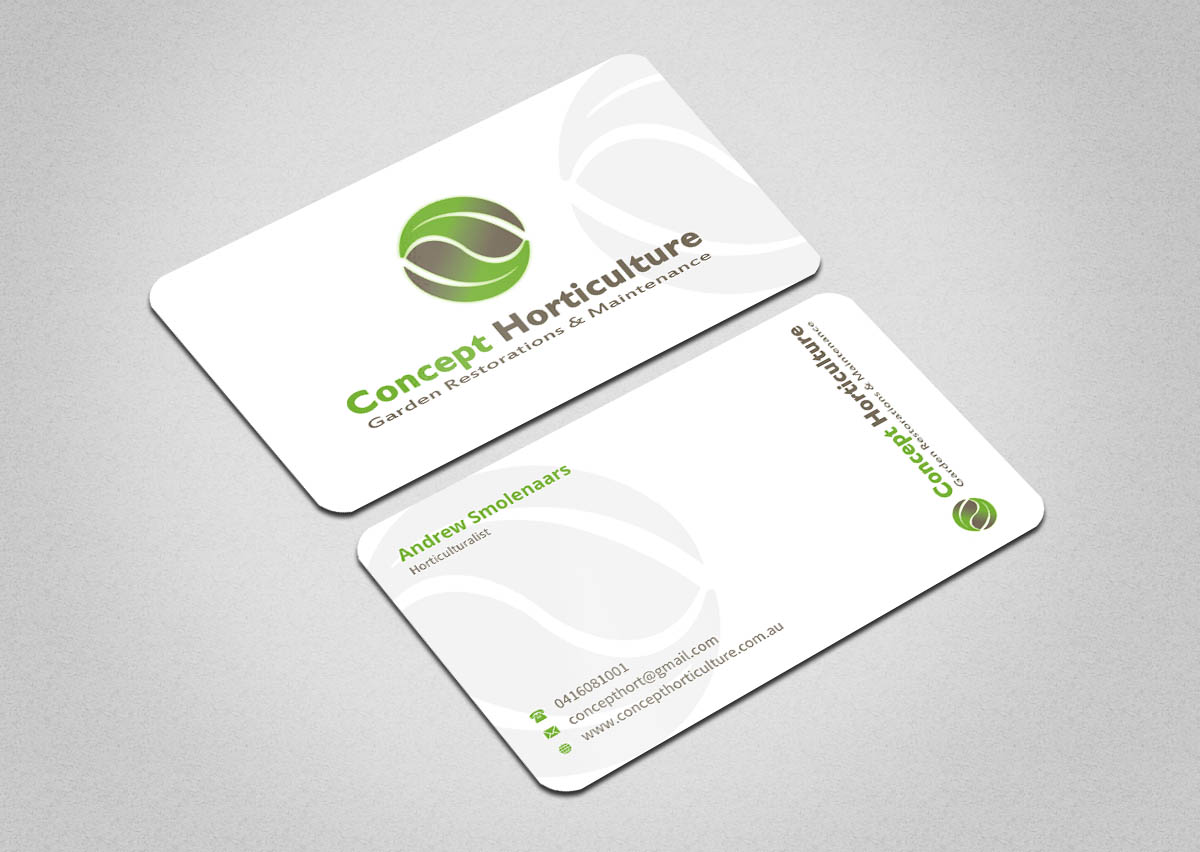 Visitenkarten-Design von INDIAN_Ashok für ConceptHorticulture | Design #6483957