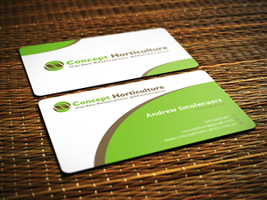 Visitenkarten-Design von Verified artistry (Design garden) für ConceptHorticulture | Design: #6498044