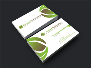 Business Card Design by Verified artistry (Design garden) for ConceptHorticulture | Design #6498049