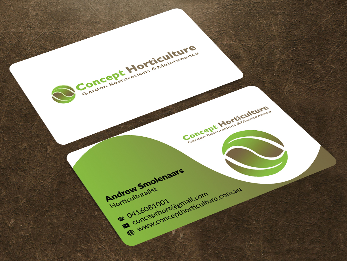 Visitenkarten-Design von AFHUN für ConceptHorticulture | Design #6497213