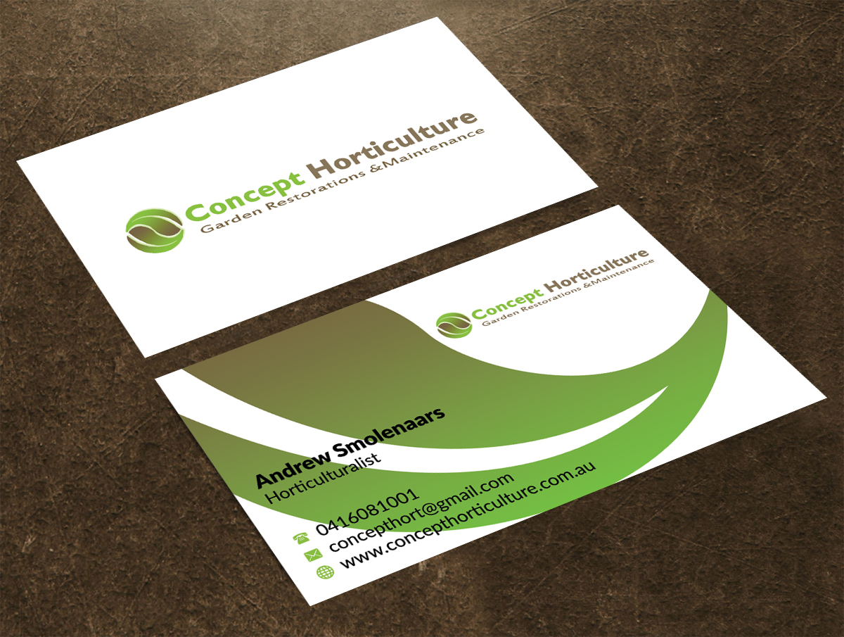 Visitenkarten-Design von AFHUN für ConceptHorticulture | Design #6497218