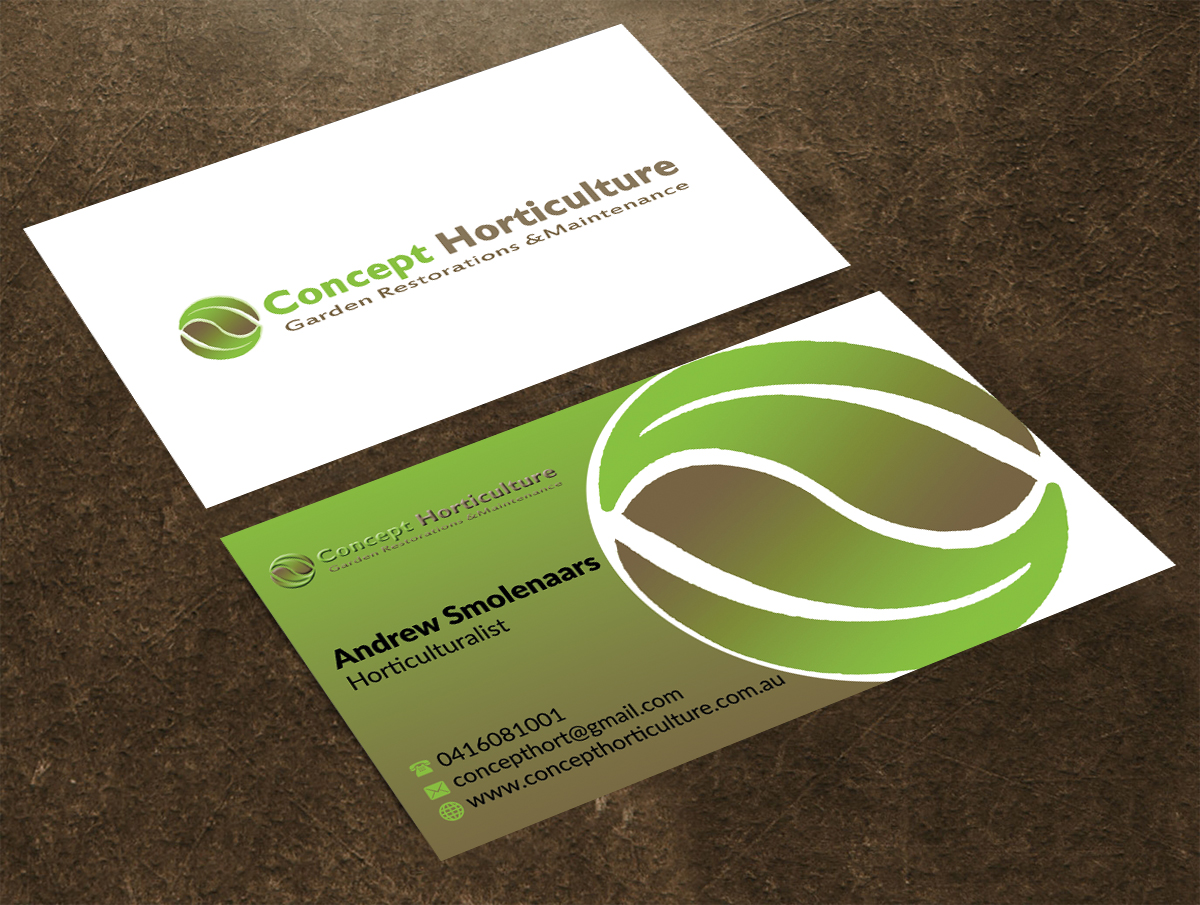 Visitenkarten-Design von AFHUN für ConceptHorticulture | Design #6497219