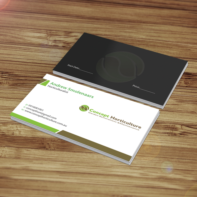 Visitenkarten-Design von Creations Box 2015 für ConceptHorticulture | Design #6491828