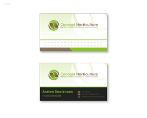 Visitenkarten-Design von instudio für ConceptHorticulture | Design: #6608533