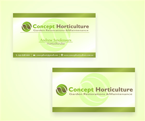Visitenkarten-Design von Andypicaso7 für ConceptHorticulture | Design: #6479304