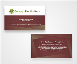 Visitenkarten-Design von Andypicaso7 für ConceptHorticulture | Design: #6491491