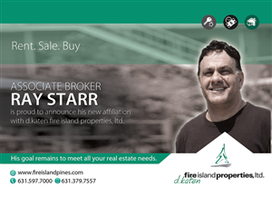 Diseño de Postal por alessandroevge para d.katen fire island properties, ltd. | Diseño: #6472477