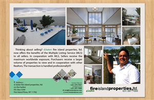 Postcard Design by Aether Designs for d.katen fire island properties, ltd. | Design: #6584432