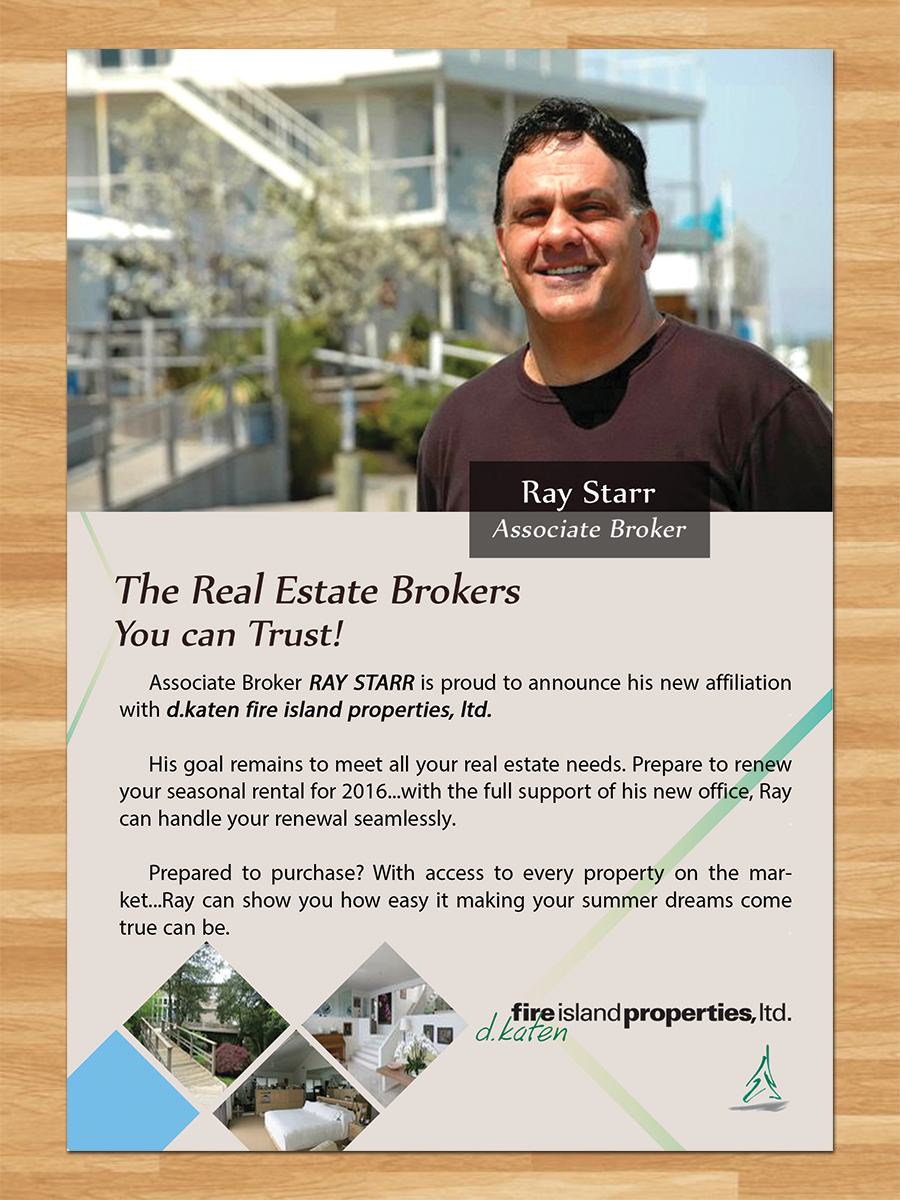 Diseño de Postal por Aether Designs para d.katen fire island properties, ltd. | Diseño #6584453