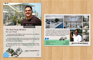 Postcard Design by Aether Designs for d.katen fire island properties, ltd. | Design: #6584508