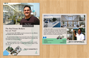 Postcard Design by Aether Designs for d.katen fire island properties, ltd. | Design: #6584521