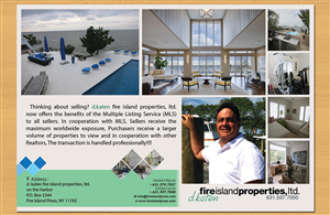 Postcard Design by Aether Designs for d.katen fire island properties, ltd. | Design: #6596211