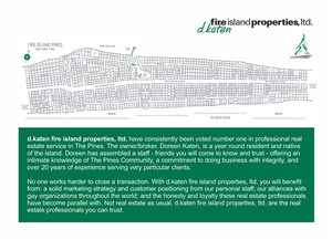Postcard Design by barinix for d.katen fire island properties, ltd. | Design: #6588581