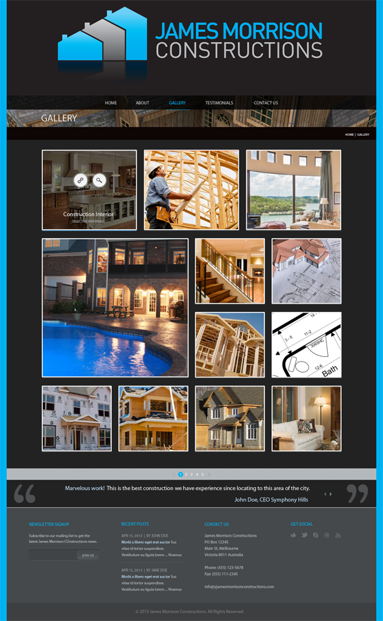 Diseño Web por FBriggsdesign para este proyecto | Diseño #1698598