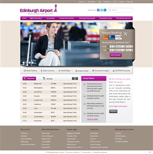 Web Design by pb for Edinburgh Airport | Design: #1853902