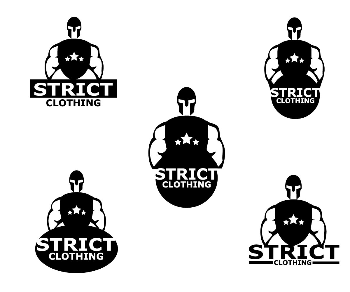 Logo Design by samsubsur for Strict Clothing | Design #6592314