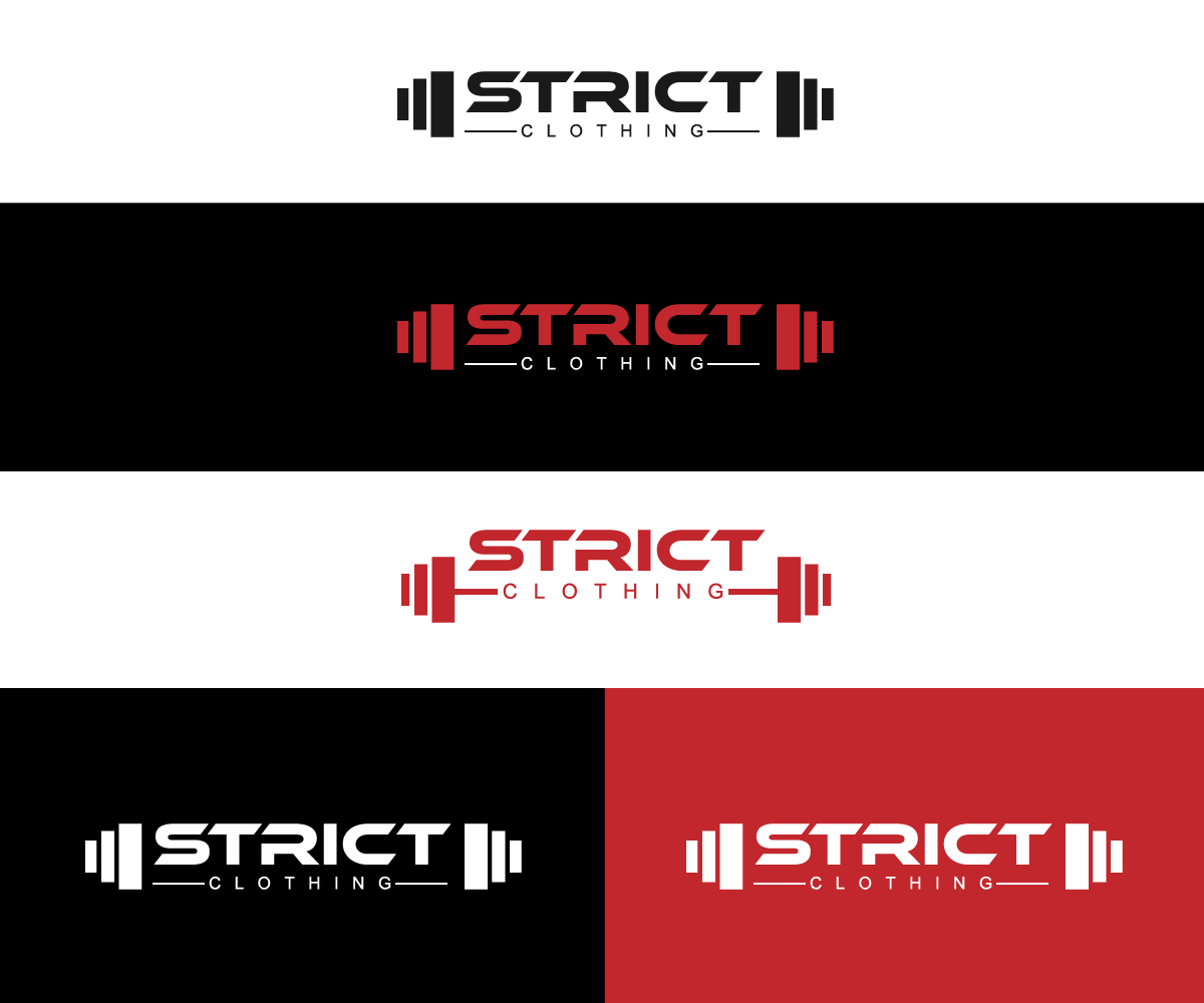 Logo Design by mycreativity1 for Strict Clothing | Design #6601281