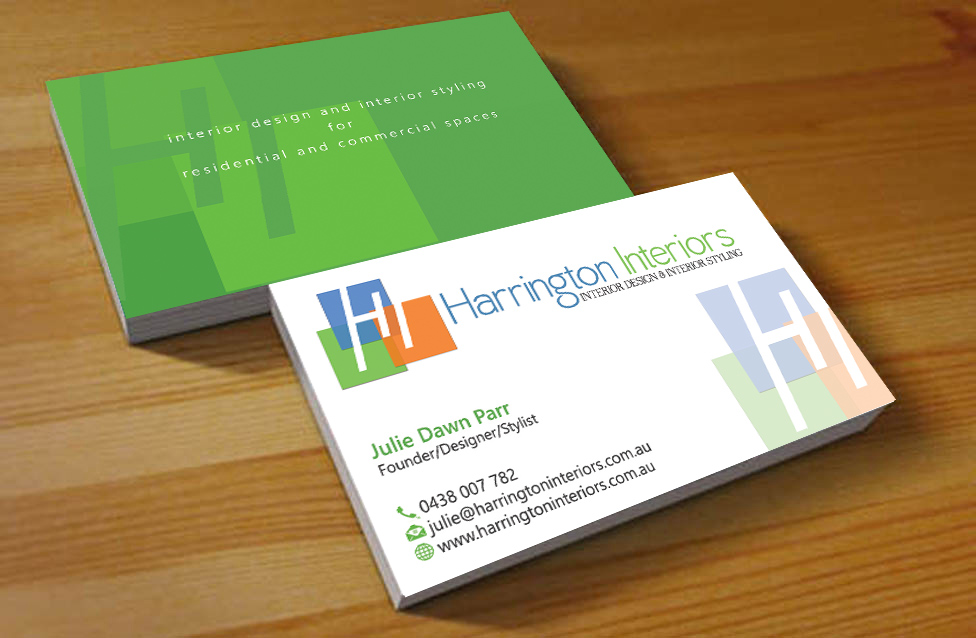 Visitenkarten-Design von Hardcore Design für Harrington Interiors | Design #6549152