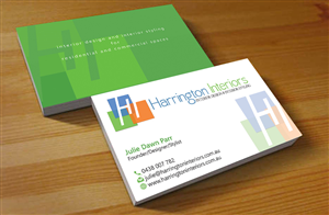 Design de Carte de Visite par Hardcore Design pour Harrington Interiors | Design : #6549152