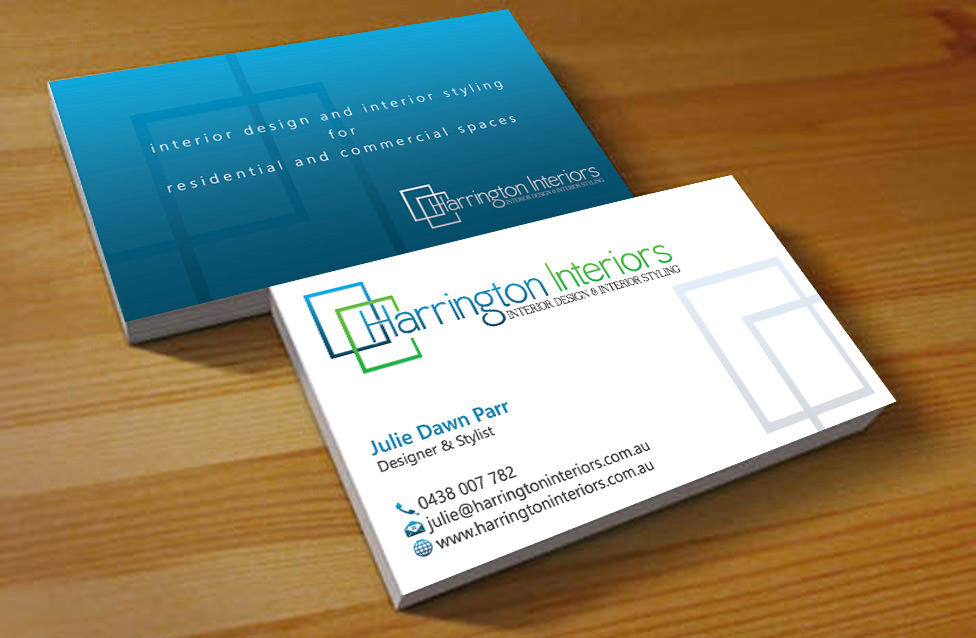 Design de Carte de Visite par Hardcore Design pour Harrington Interiors | Design : #6573080